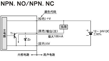 PNP和NPN傳感器電源的出線連接